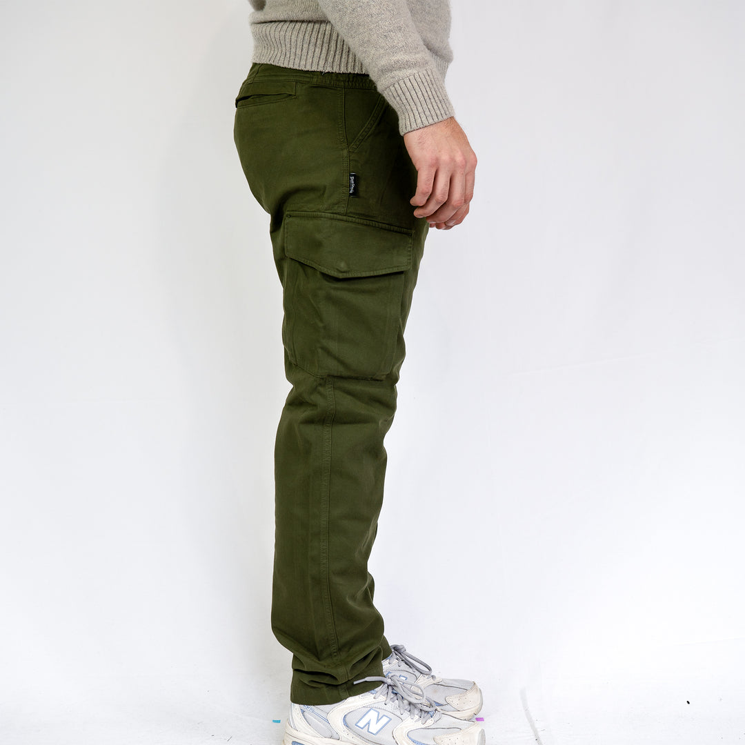 Pantalon casual Muti - Olive