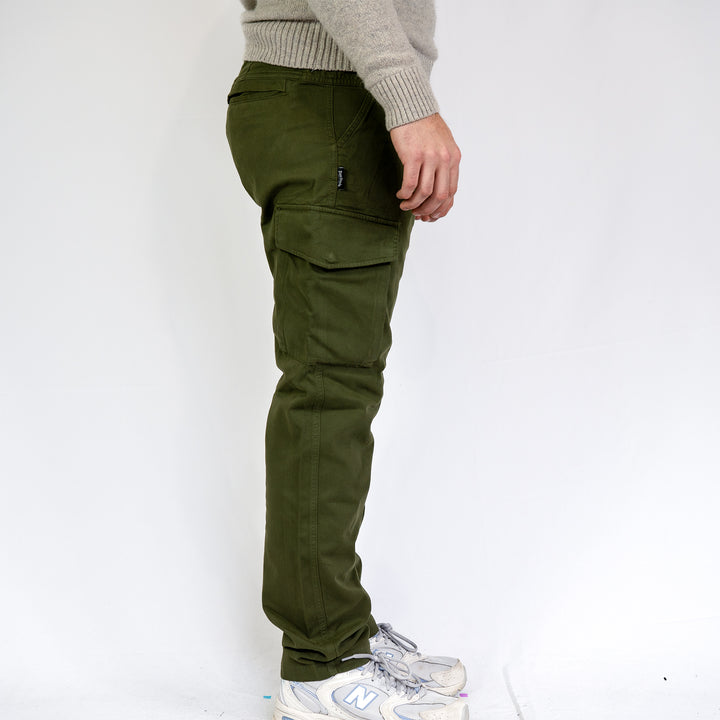Pantalon casual Muti - Olive