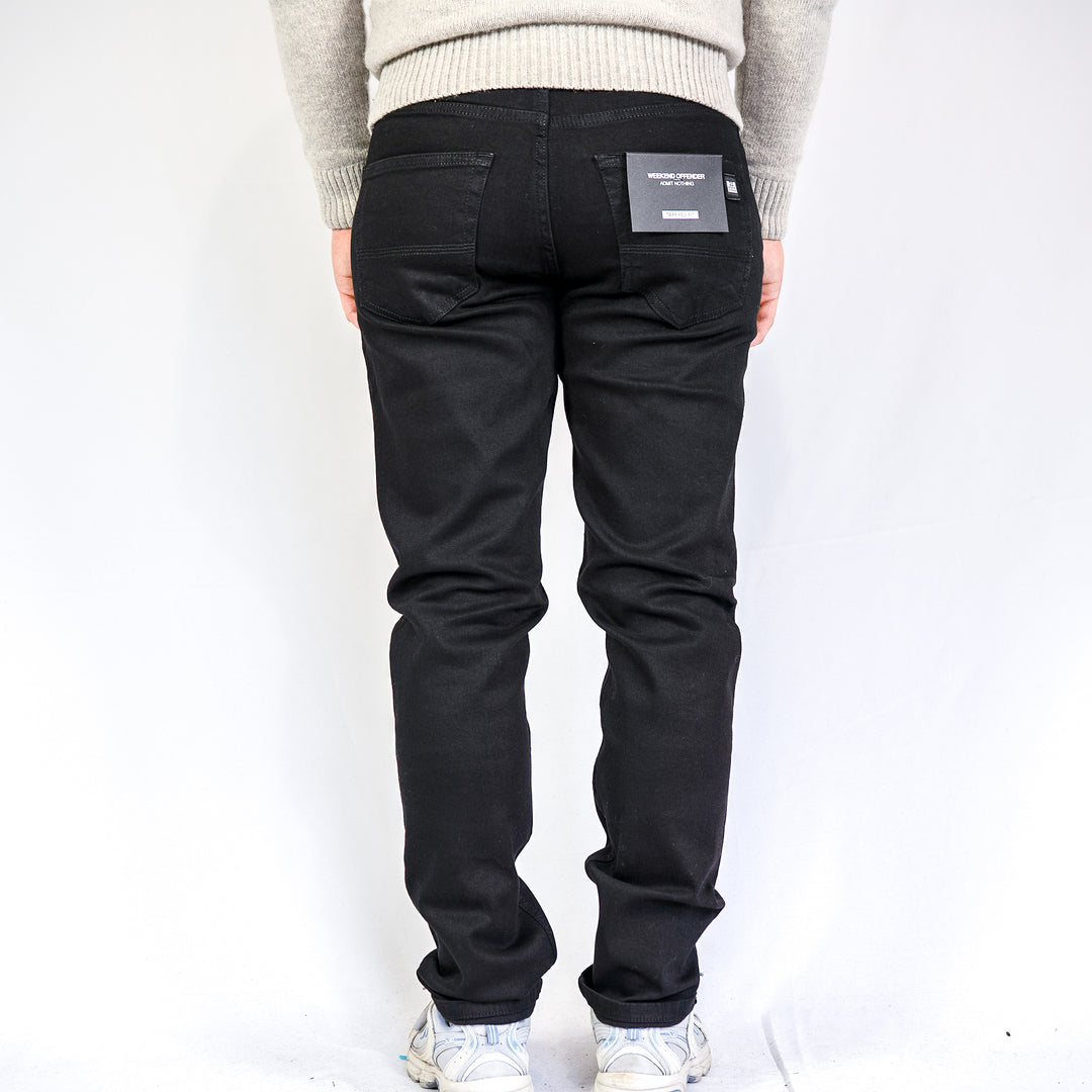 444 tapered fit - black