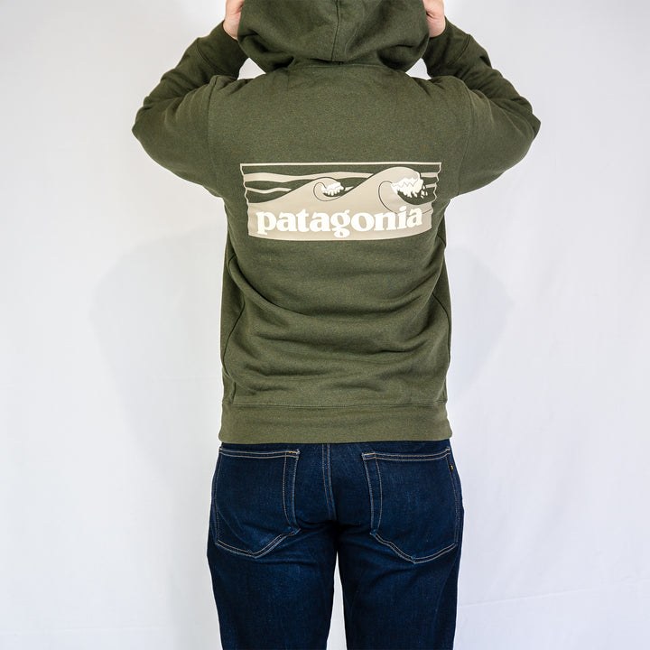 Boardshort logo Uprisal hoody - basin green