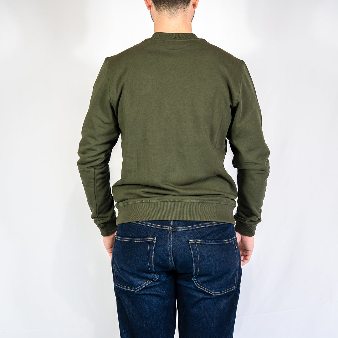 1960 logo badge sweater M -  deep forest