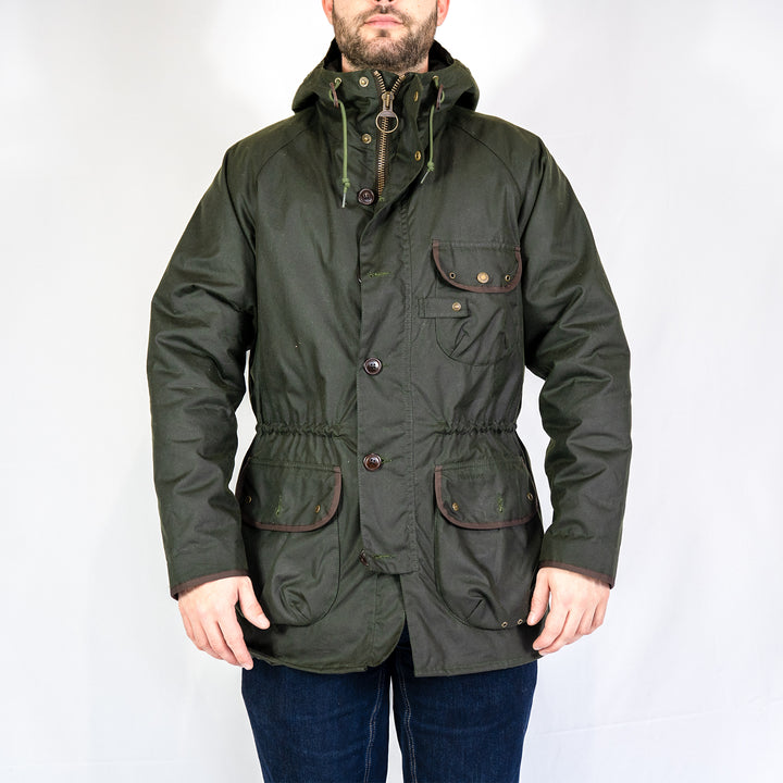 Field wax parka - olive