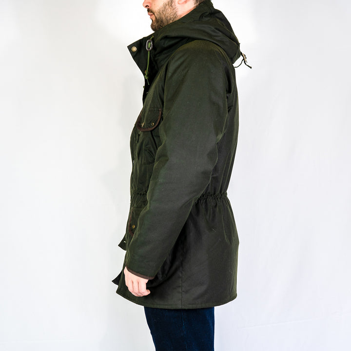 Field wax parka - olive