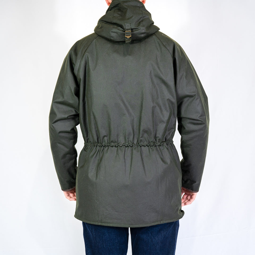 Field wax parka - olive