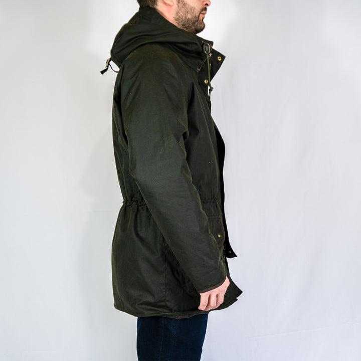 Field wax parka - olive