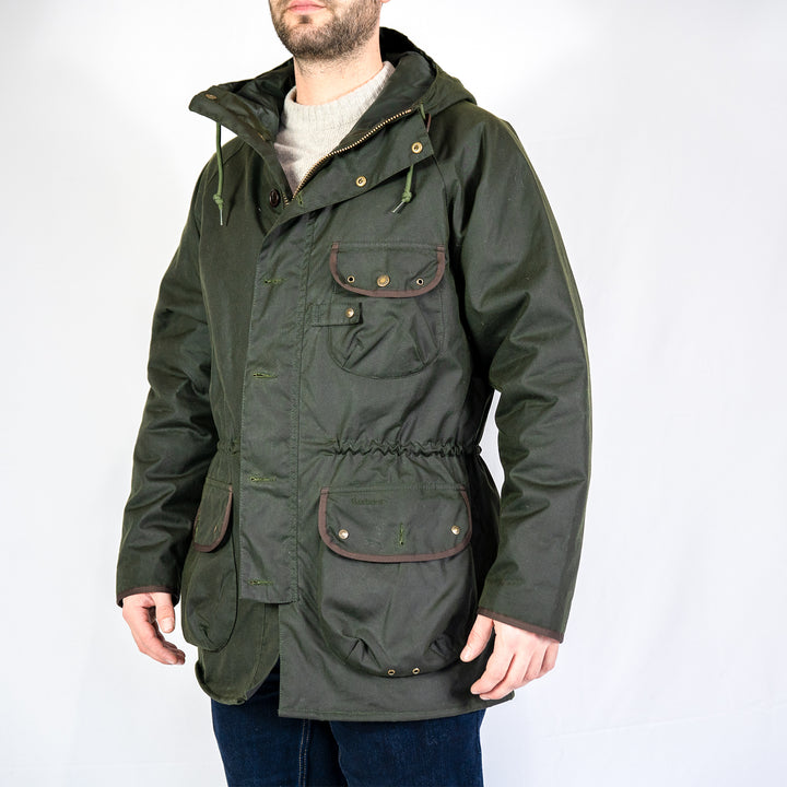 Field wax parka - olive