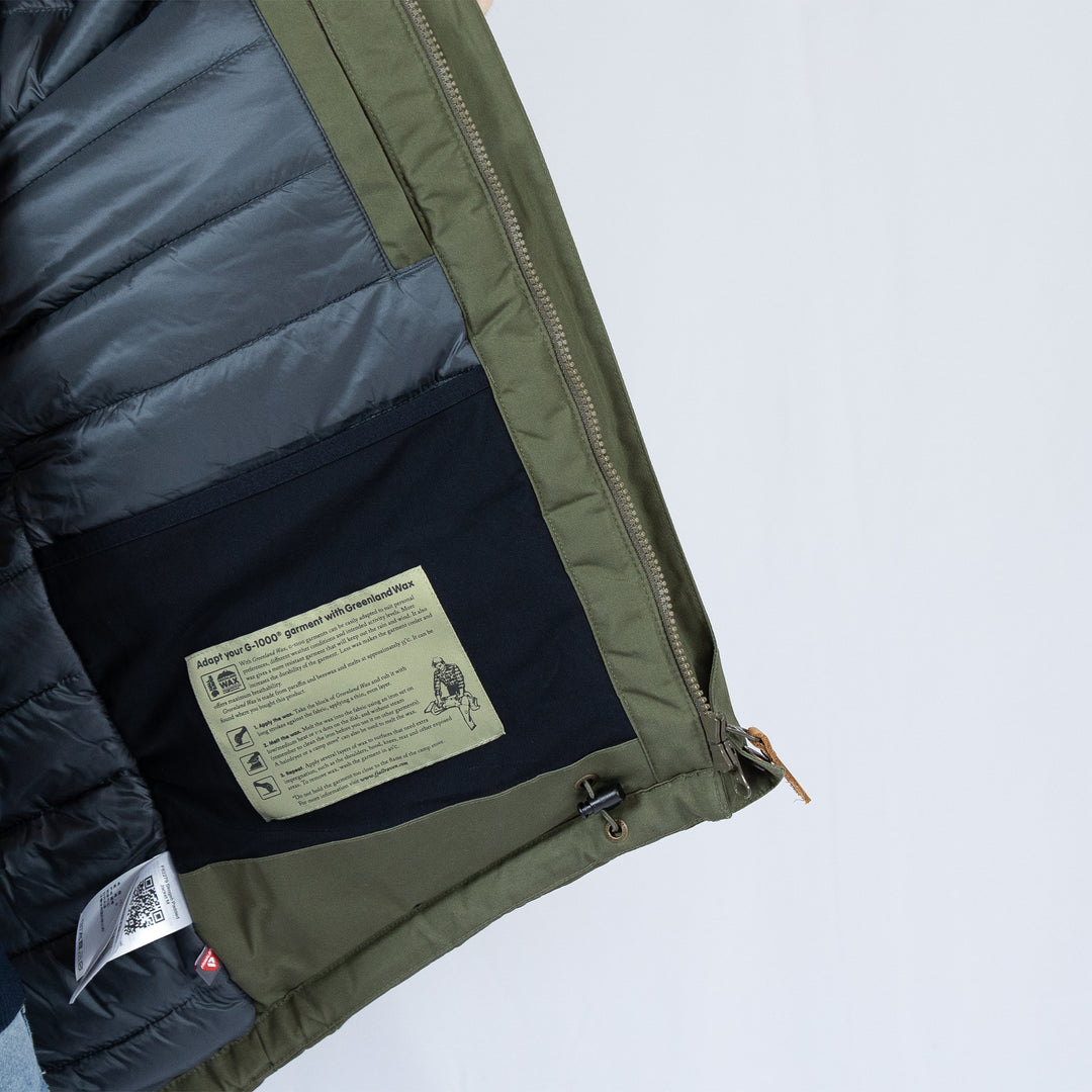 Skogsö padded jacket  - Laurel green