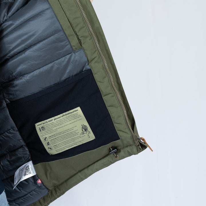 Skogsö padded jacket  - Laurel green