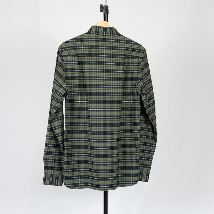 Brushed oxford tartan shirt