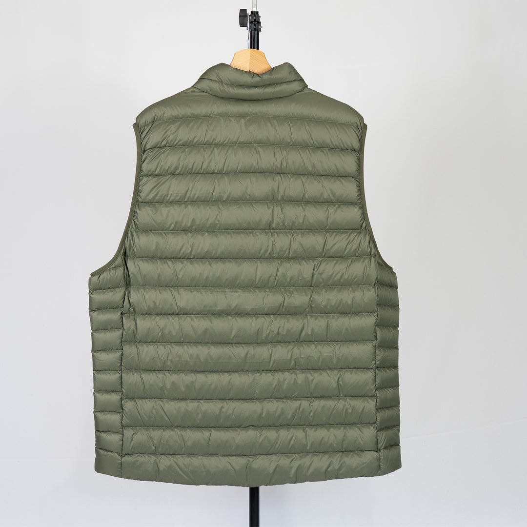 Down sweater vest - pine needle green