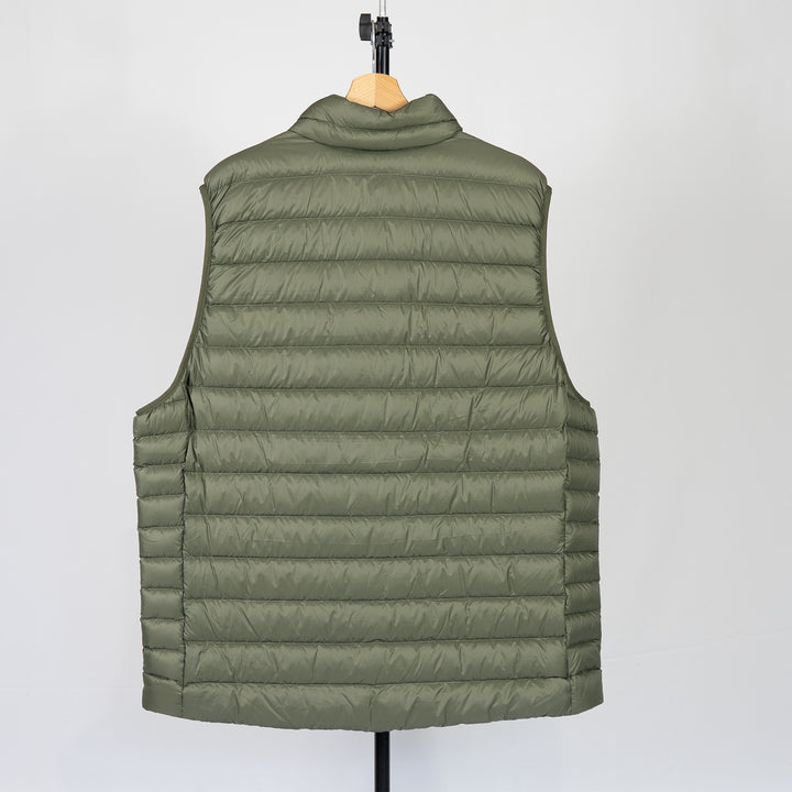 Down sweater vest - pine needle green