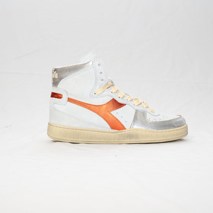 Mi basket métal pigskin used - white/orange
