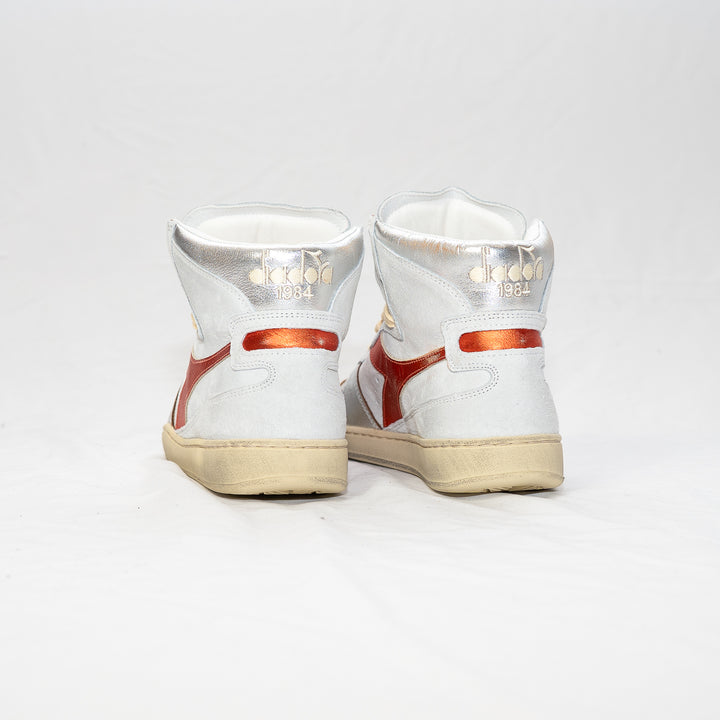Mi basket métal pigskin used - white/orange