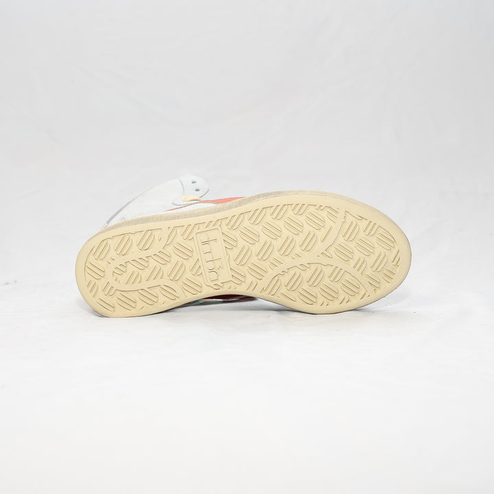 Mi basket métal pigskin used - white/orange