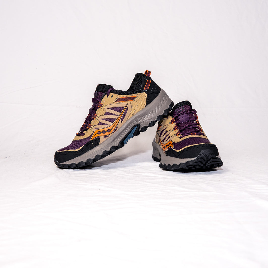 Grid peak - purple / orange