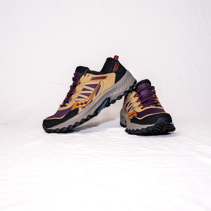 Grid peak - purple / orange
