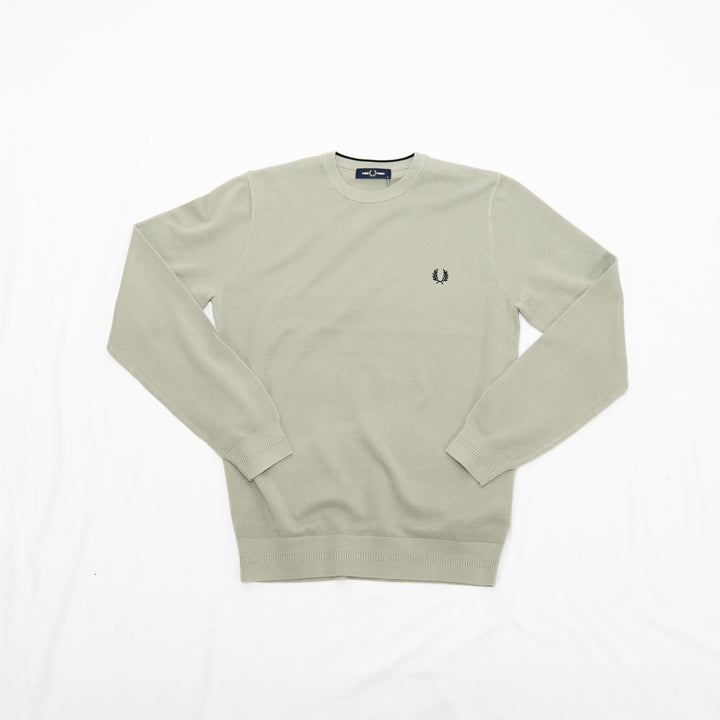 Pique stitch jumper - seagrass