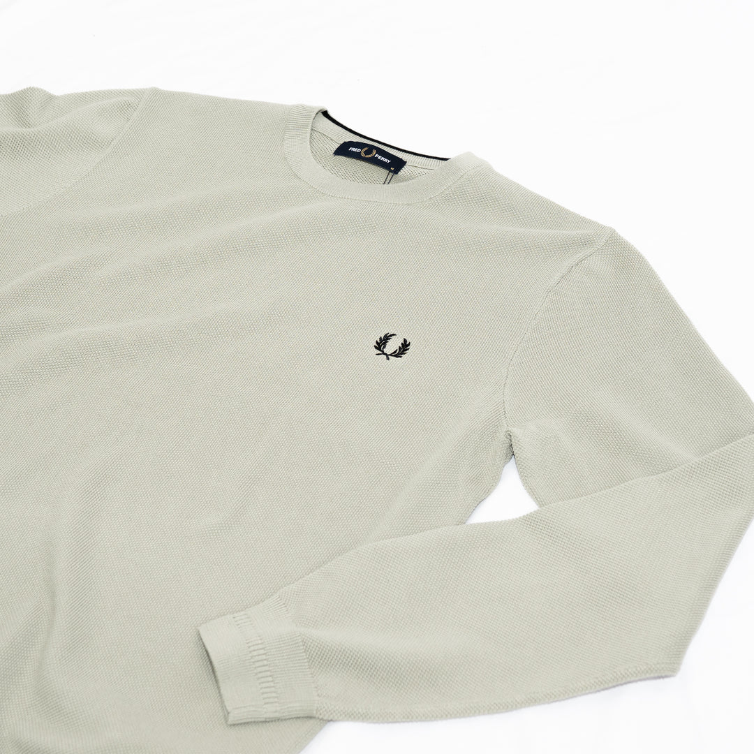 Pique stitch jumper - seagrass