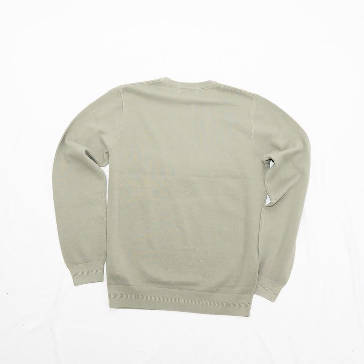 Pique stitch jumper - seagrass