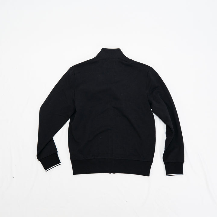 Zip through sweatshirt - black