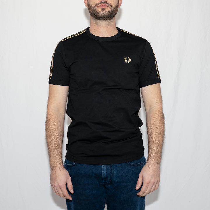 Contrast tape ringer t-shirt - 90a