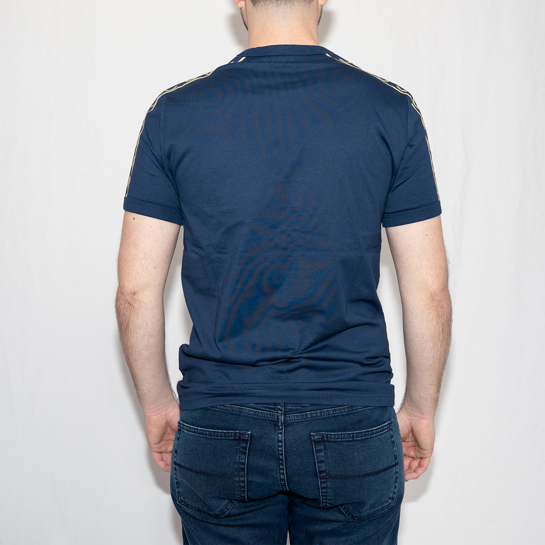 Ringer t-shirt - tennis blue
