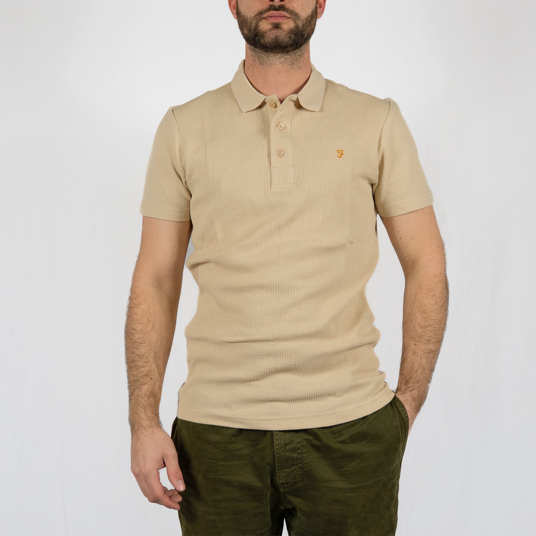 Forster polo - birch grey
