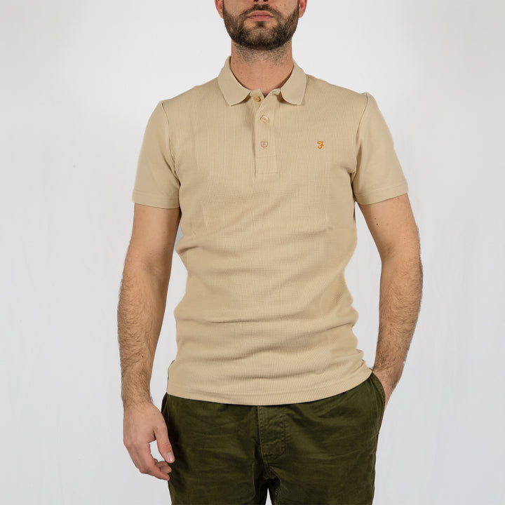 Forster polo - birch grey