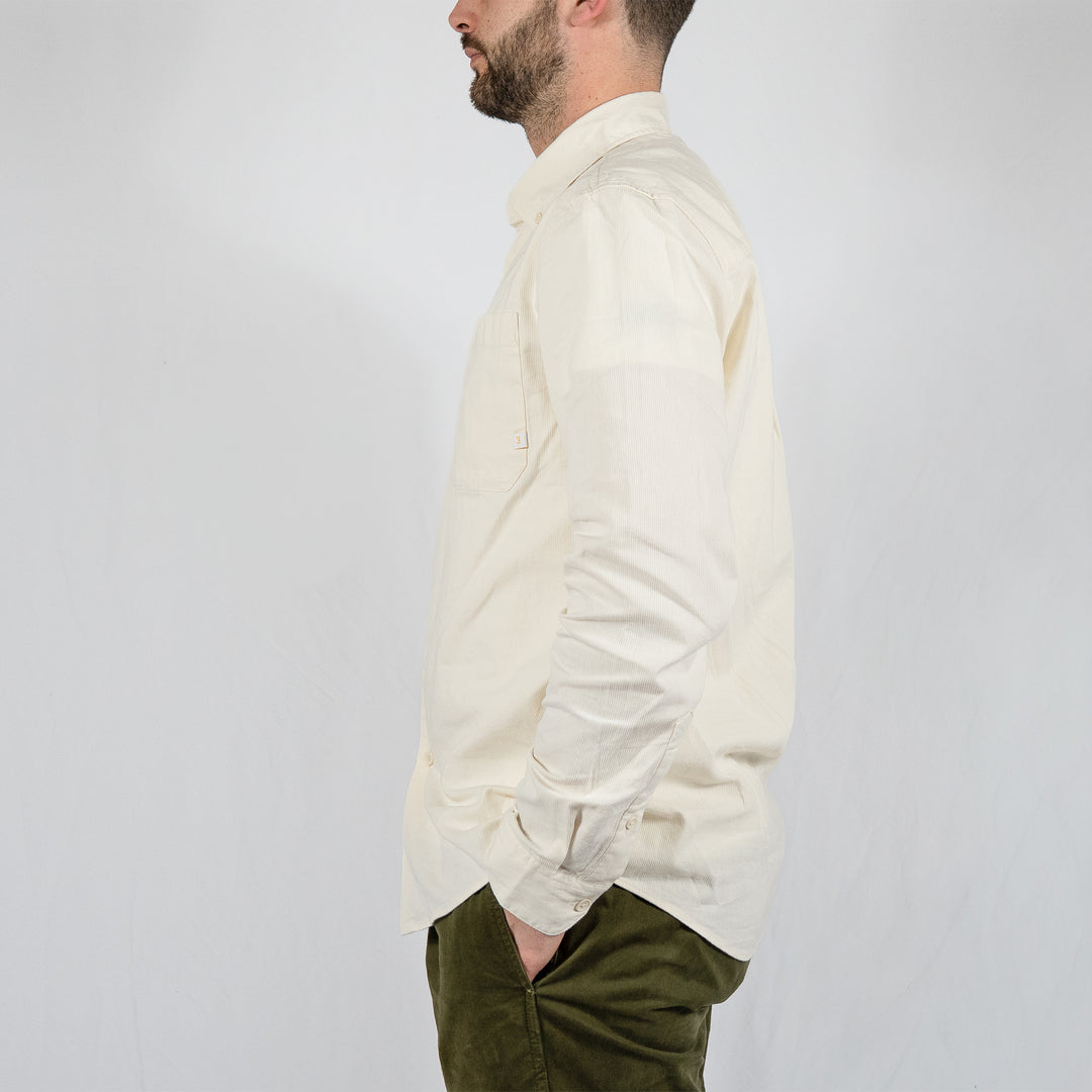 Netherton ls bd cord - ecru