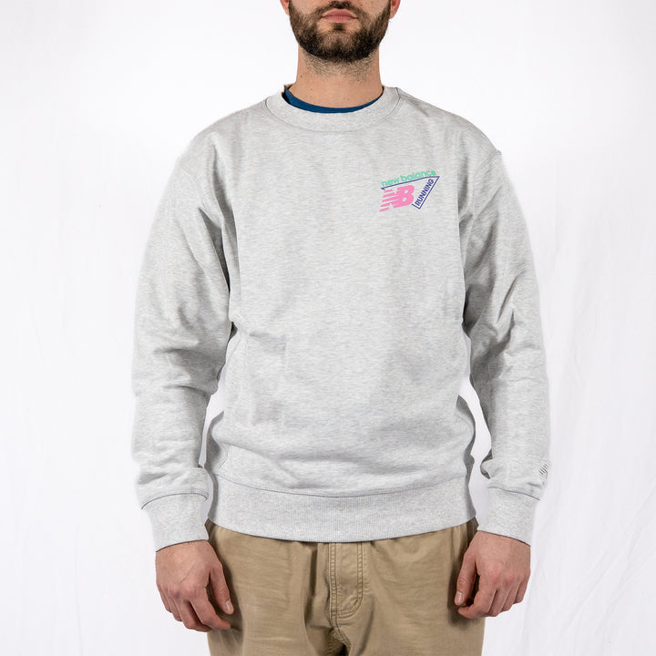 New Balance Classic Towelling Sweatshirt Gris chiné – Sweatshirt