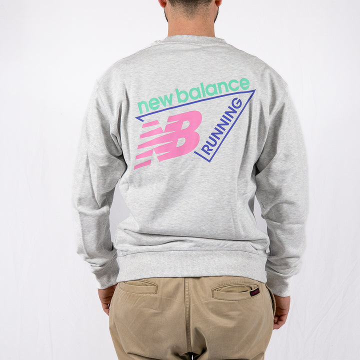 New Balance Classic Towelling Sweatshirt Gris chiné – Sweatshirt