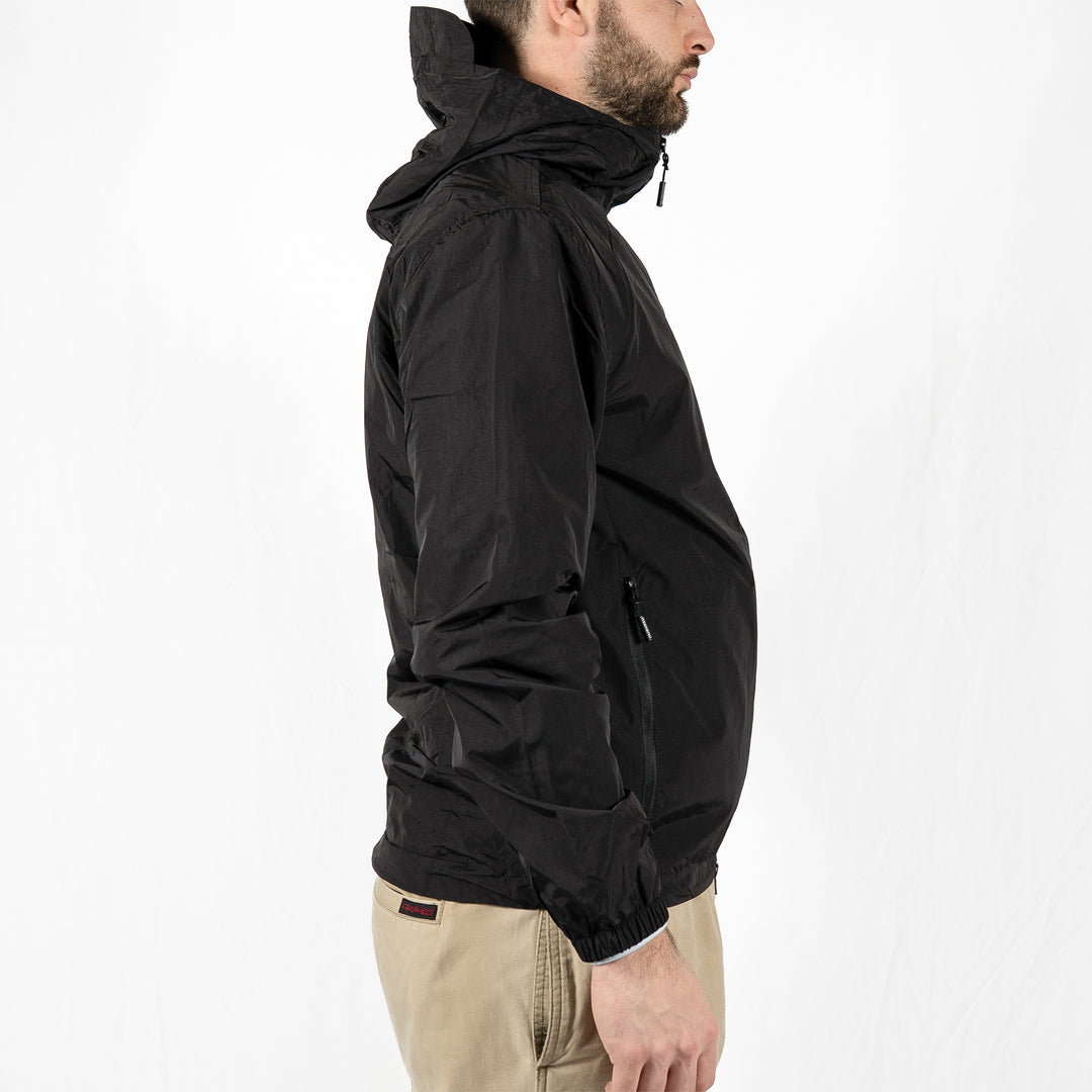 Temara Technical Windbreaker Jacket Black – Veste coupe-vent homme