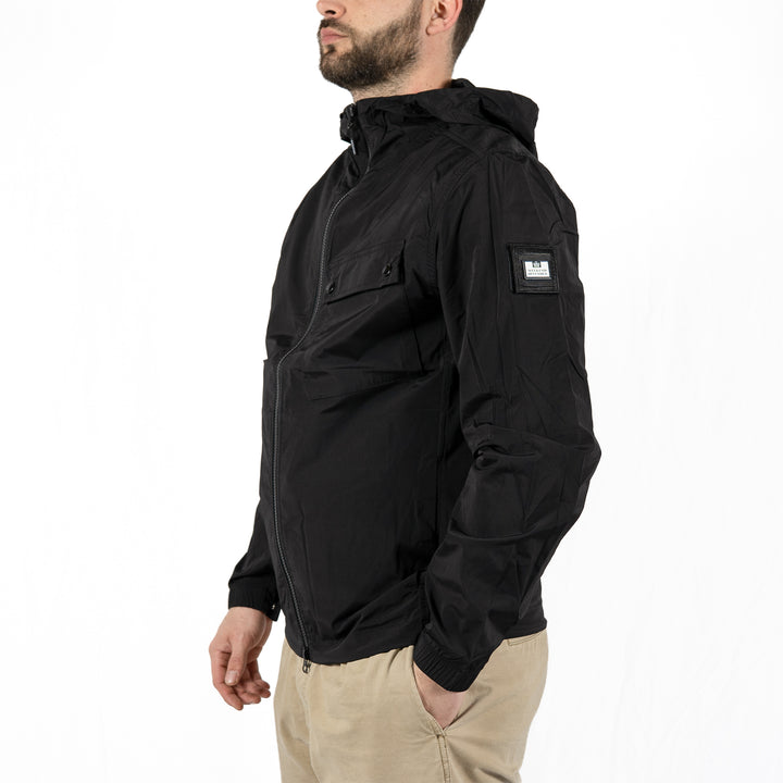 Temara Technical Windbreaker Jacket Black – Veste coupe-vent homme