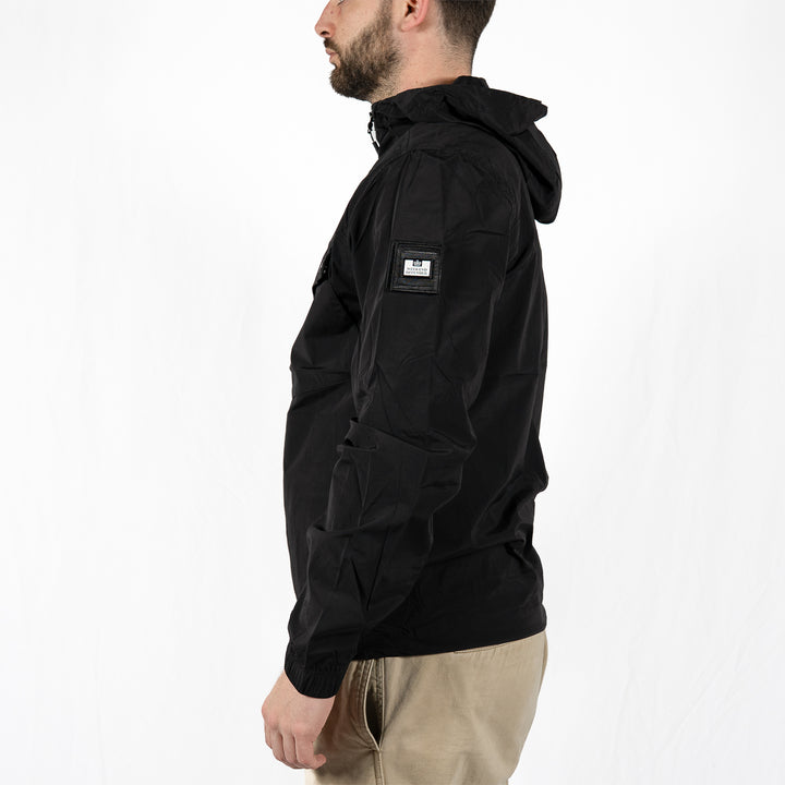 Temara Technical Windbreaker Jacket Black – Veste coupe-vent homme