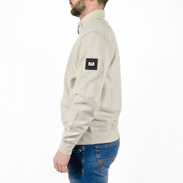Kraviz Quarter Zip Sweatshirt Cement – Sweatshirt homme casual