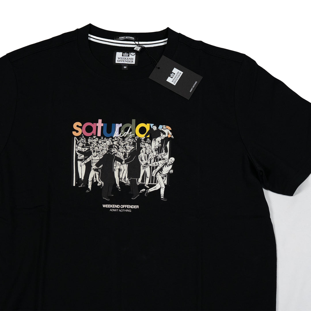 Saturdays Kids Graphic T-Shirt Black – T-shirt casual