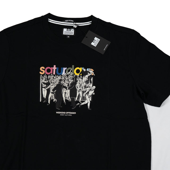 Saturdays Kids Graphic T-Shirt Black – T-shirt casual