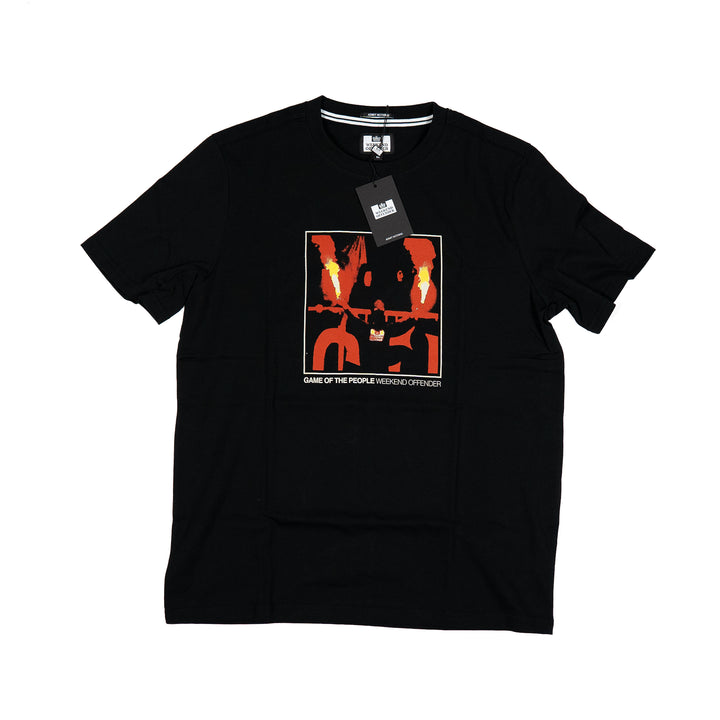 The People Graphic T-Shirt Black – T-shirt homme casual