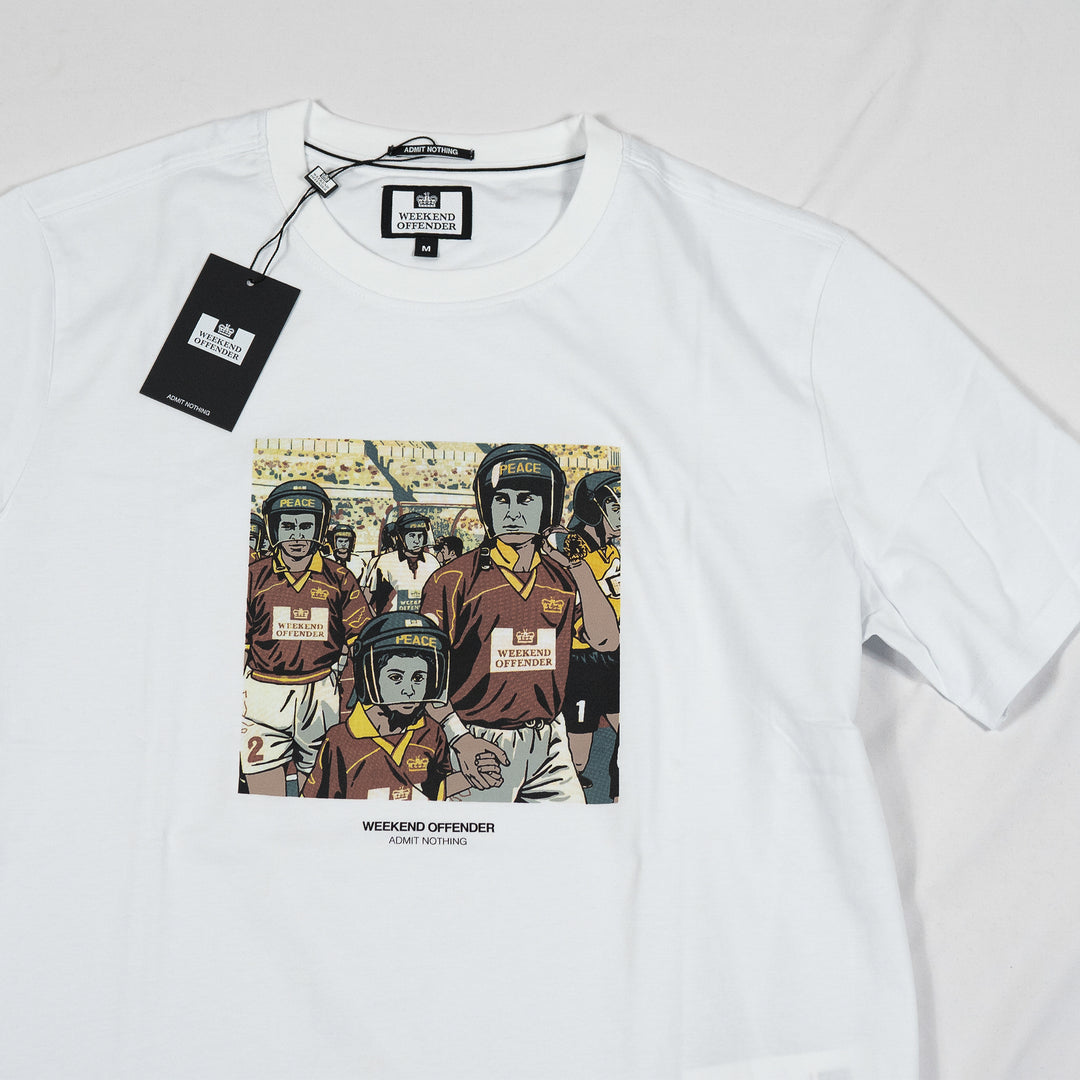 Roma Graphic T-Shirt White – T-shirt homme casual