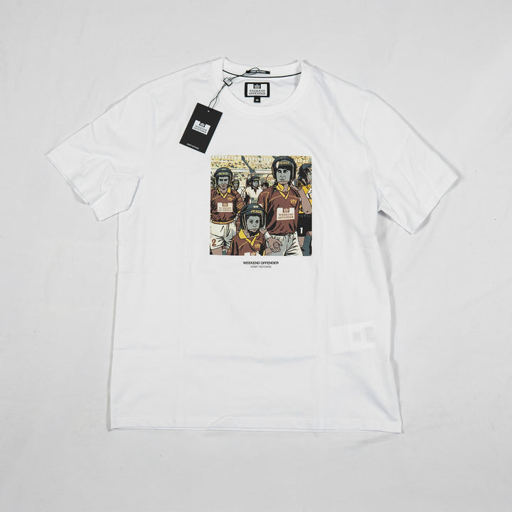 Roma Graphic T-Shirt White – T-shirt homme casual