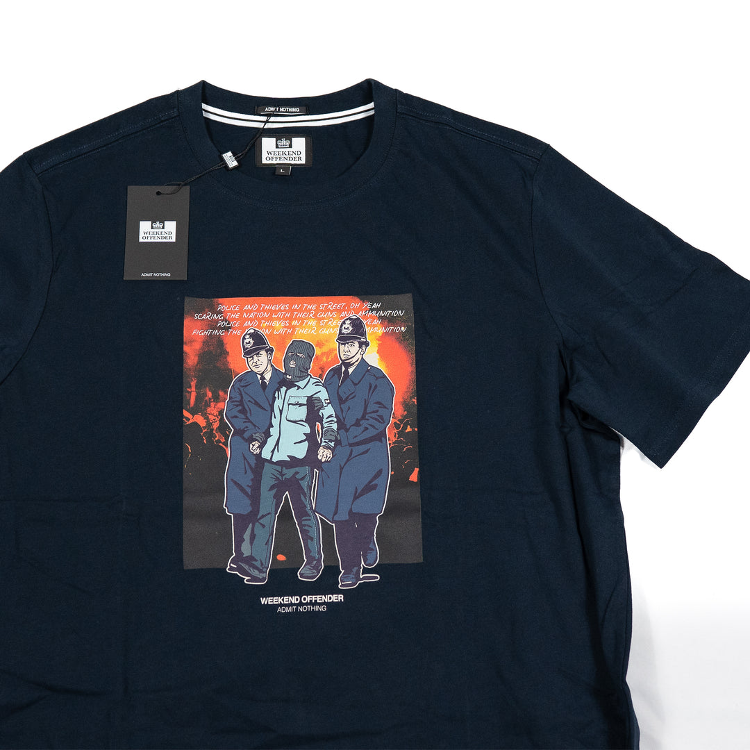 Murvin Graphic T-Shirt Navy – T-shirt homme casual