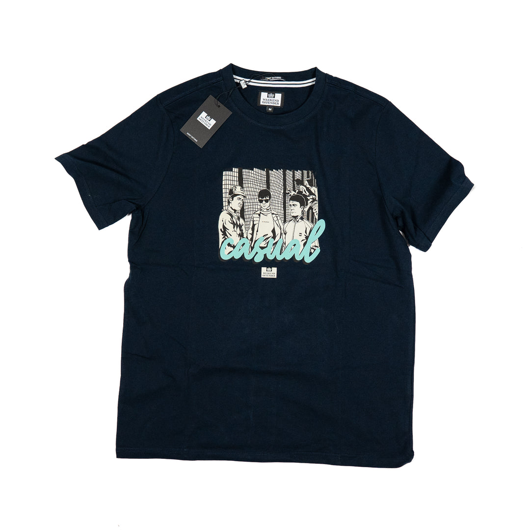 Terrace Graphic T-Shirt Navy – T-shirt homme casual