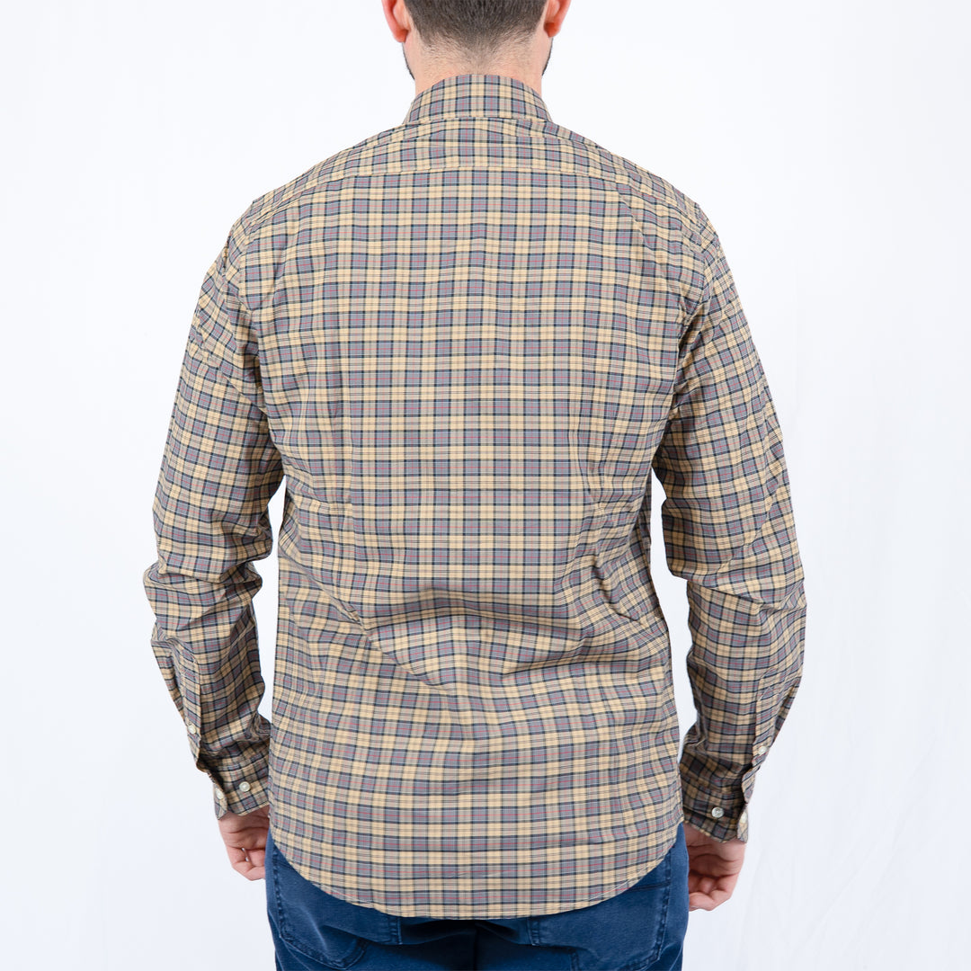 Barbour Lomond Tailored Long Sleeved Shirt Dress Tartan – Chemise homme casual chic