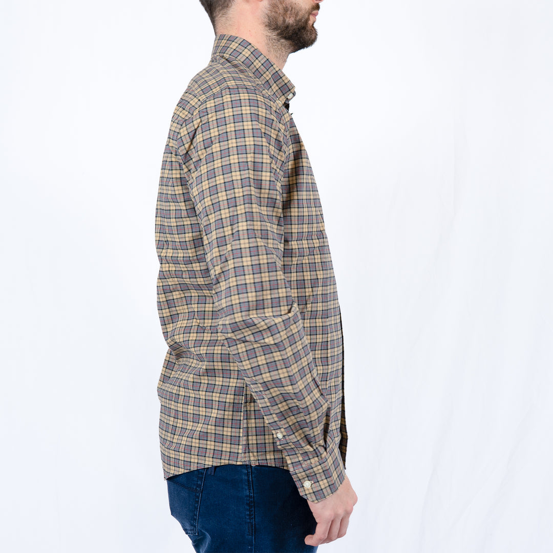 Barbour Lomond Tailored Long Sleeved Shirt Dress Tartan – Chemise homme casual chic