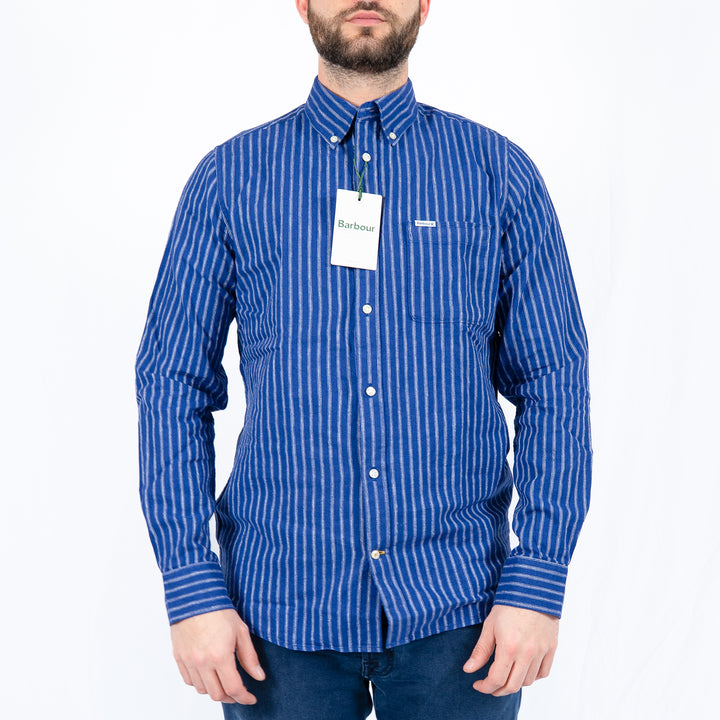 Barbour Nelson Striped Tailored Long Sleeved Shirt – Chemise homme casual chic