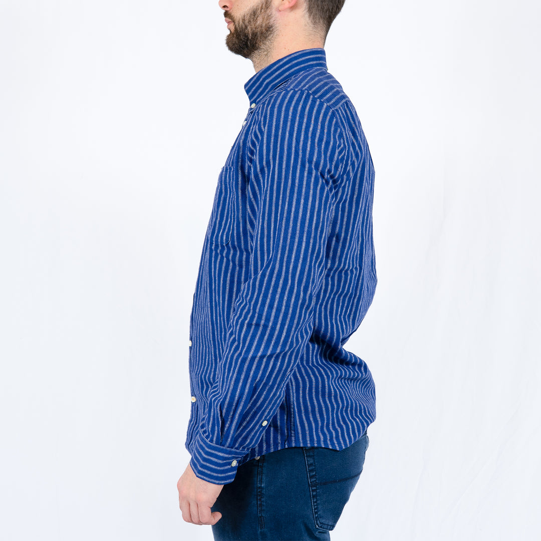 Barbour Nelson Striped Tailored Long Sleeved Shirt – Chemise homme casual chic