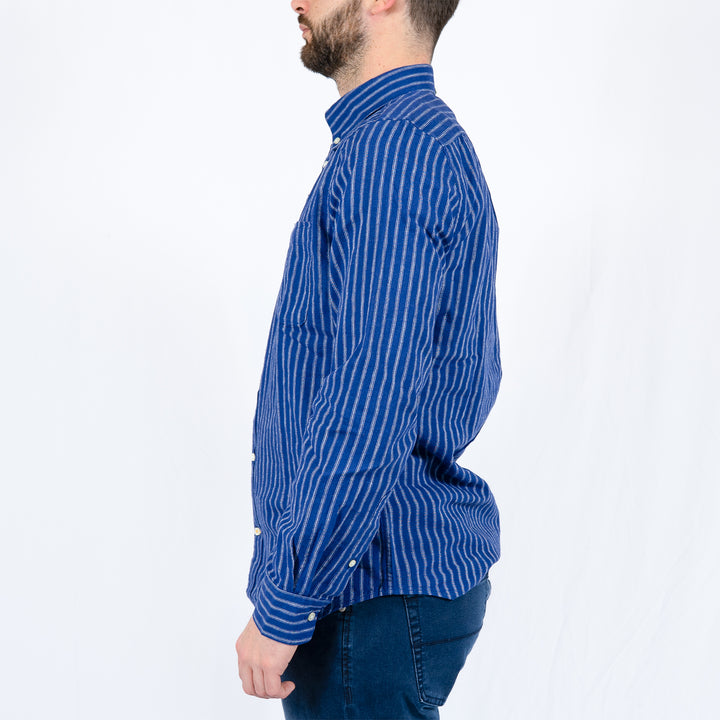 Barbour Nelson Striped Tailored Long Sleeved Shirt – Chemise homme casual chic