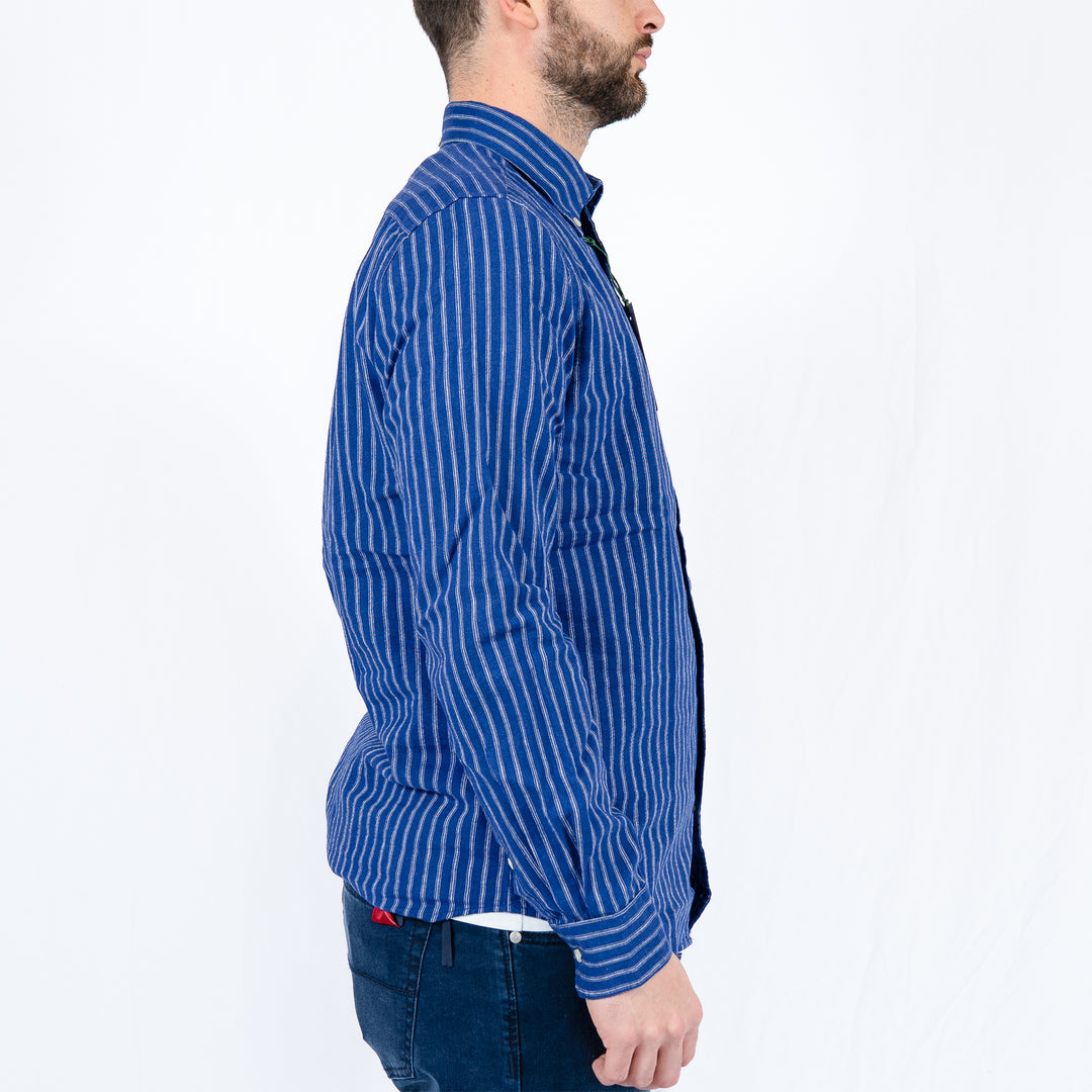 Barbour Nelson Striped Tailored Long Sleeved Shirt – Chemise homme casual chic