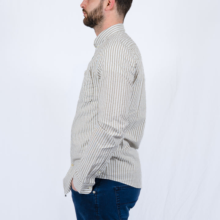Barbour cresswell tailored fit - stone