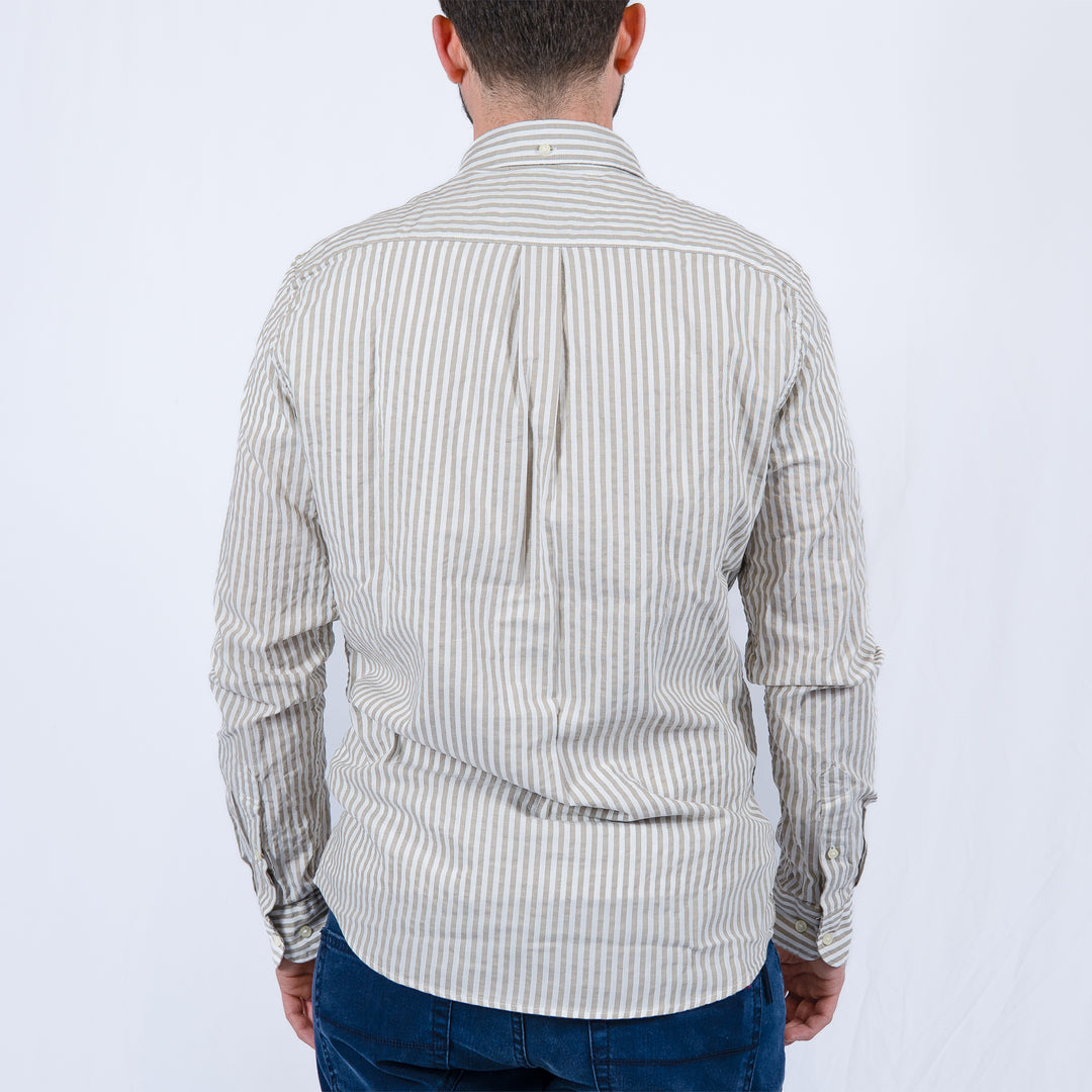 Barbour cresswell tailored fit - stone